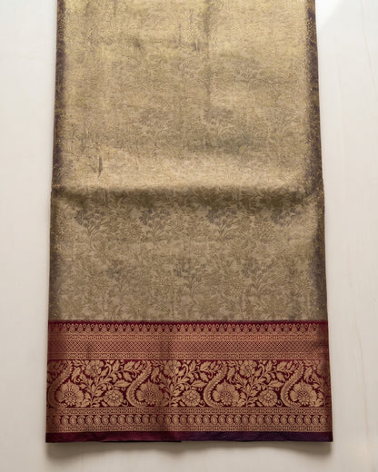 Chinmayi - Antique Gold Banarasi Silk Saree