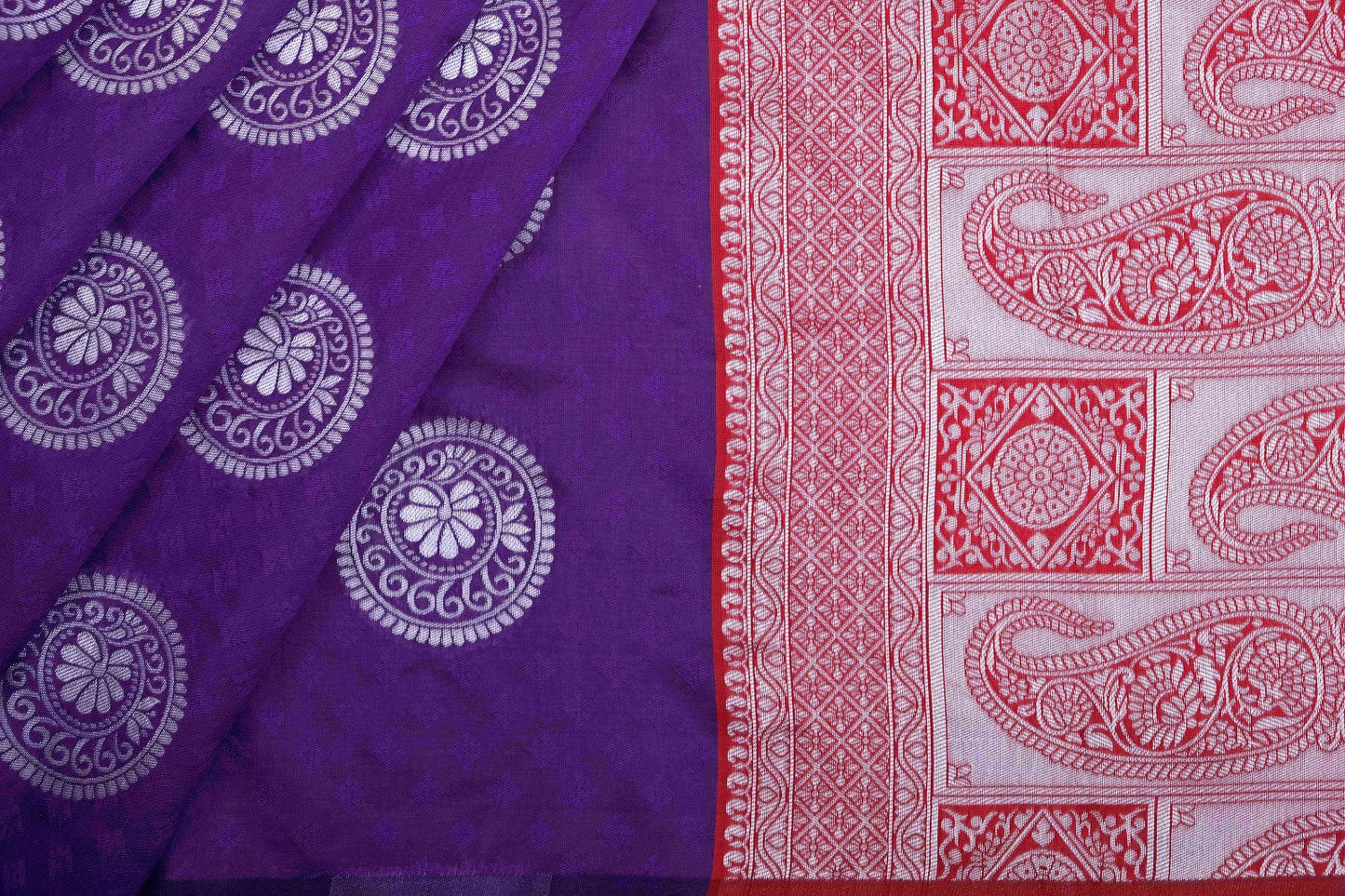 Veera Purple Soft Silk Saree