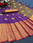 Kunti Purple Kanchipuram Saree