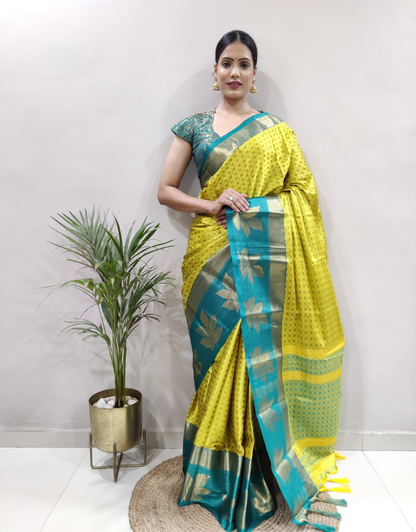 Ruchika Golden Dream Soft Silk Saree