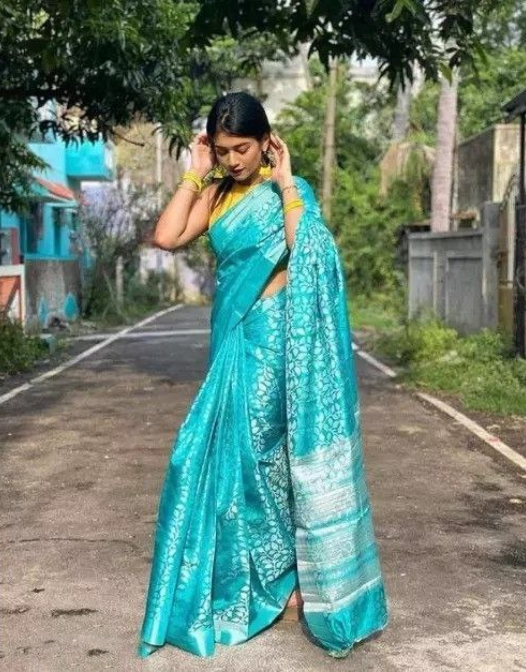 Janvi Banarasi Silk Saree