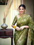 Hema Mahendi Banarasi Silk Saree