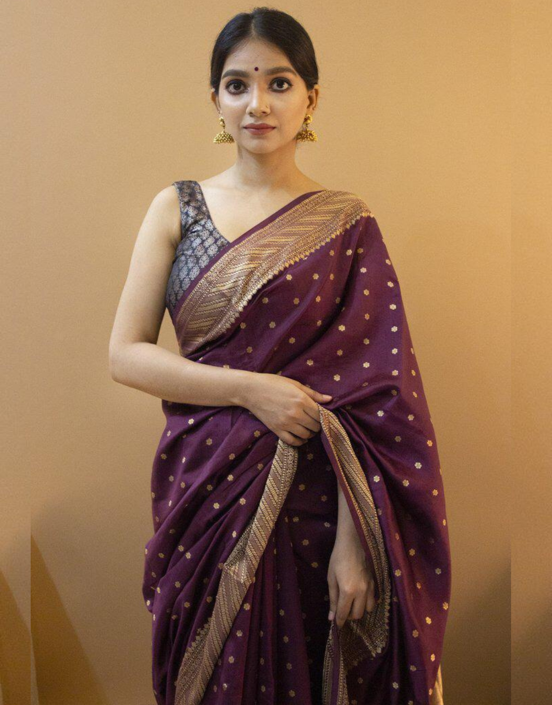 Vani Wine Dola Silk Saree