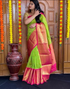 Meera Green Banarasi Silk Saree