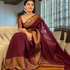 Sherya Maroon Soft Silk Saree