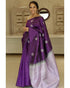 Beena Purple Soft Silk Saree