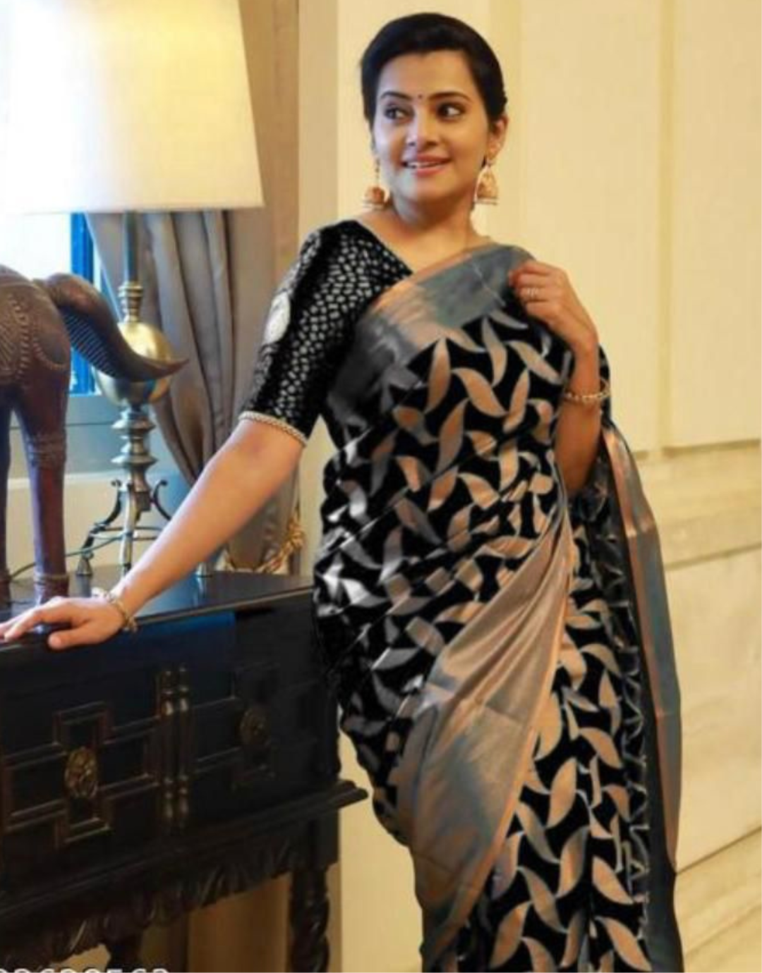 Seema Black Banarasi Saree