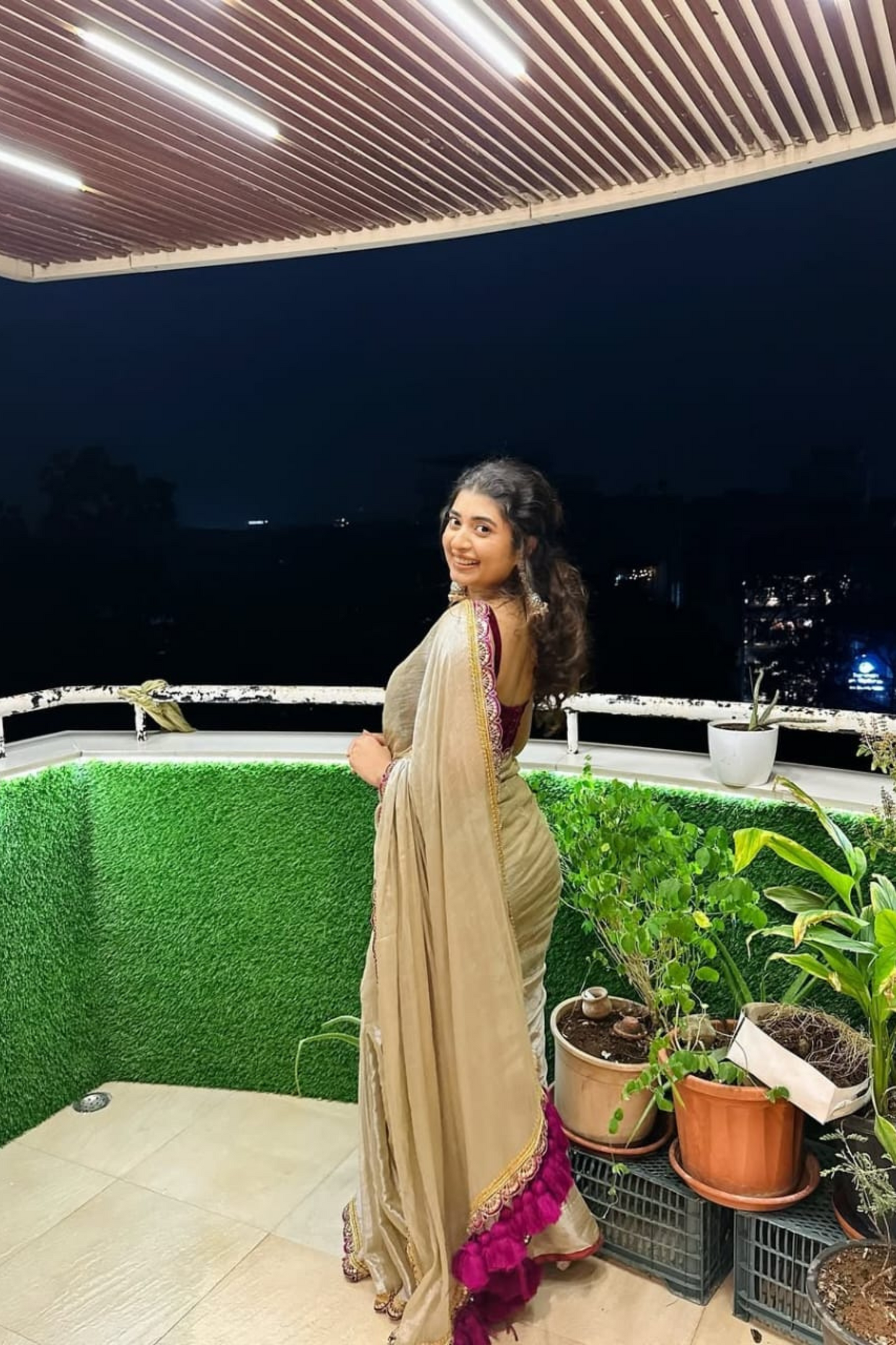 Velvet Touch - Gold - Banarasi Silk Saree