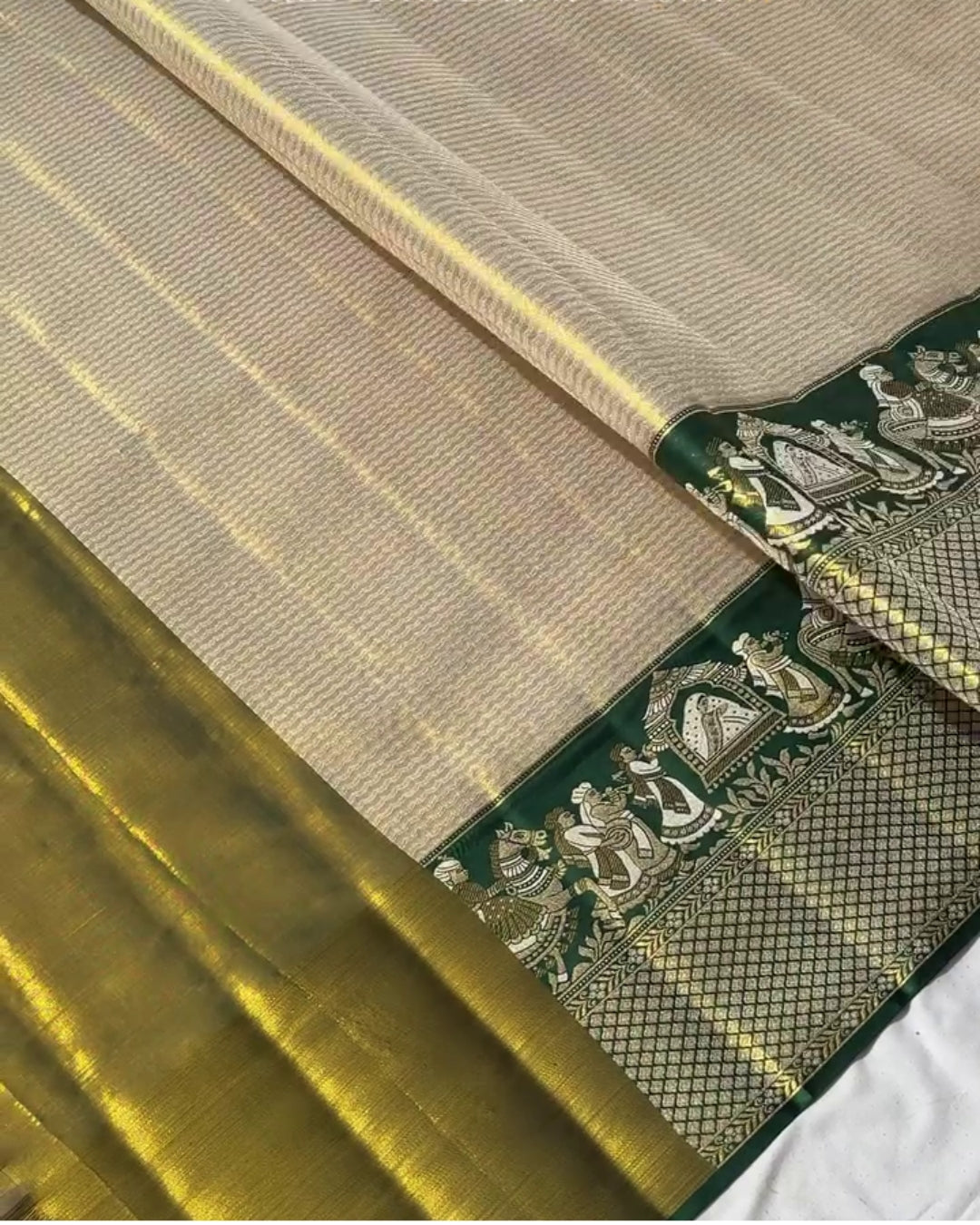 Tanishka - Heritage Elephant Motif Banarasi Silk Saree