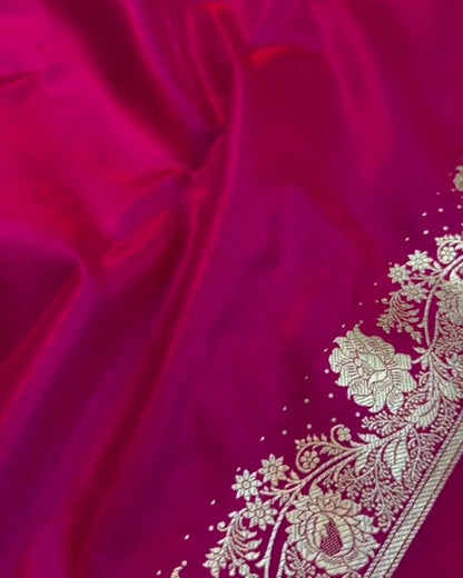Kiara - Elegant Banarasi Wedding Silk Saree