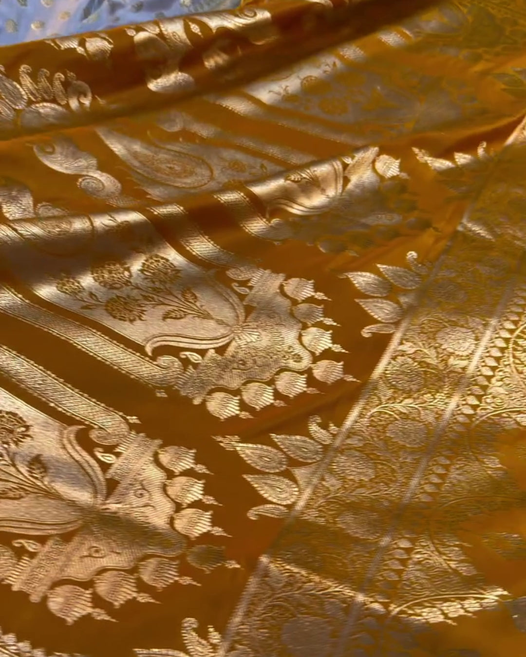 Zoya - Heritage Lavender Floral Zari Silk Saree
