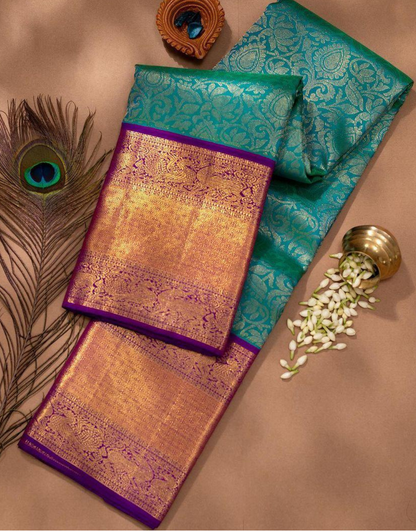 Janki Ramagreen Kanchipuram Silk Saree