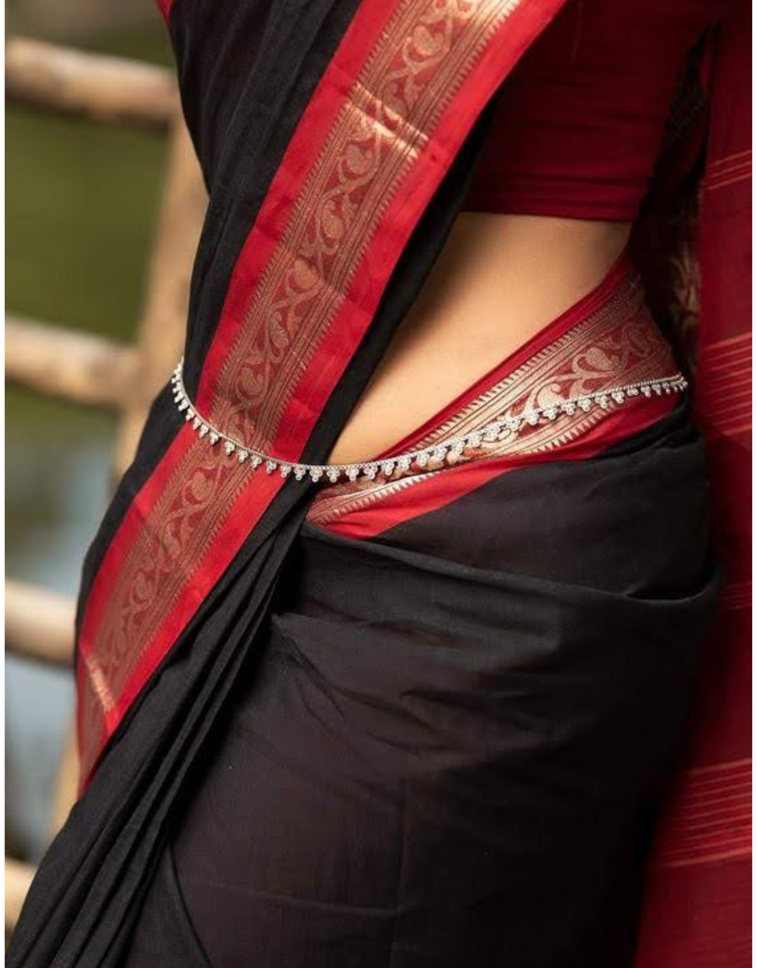 Siya Black Soft Silk Saree