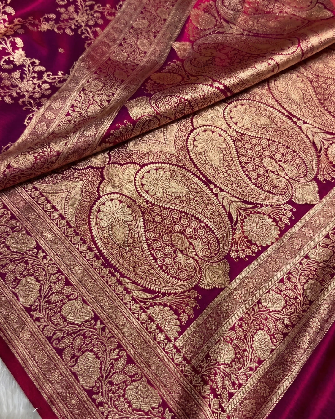 Varnika - Premium Magenta Wedding Saree