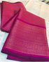 Ankita Deep Pink Litchi Silk Saree