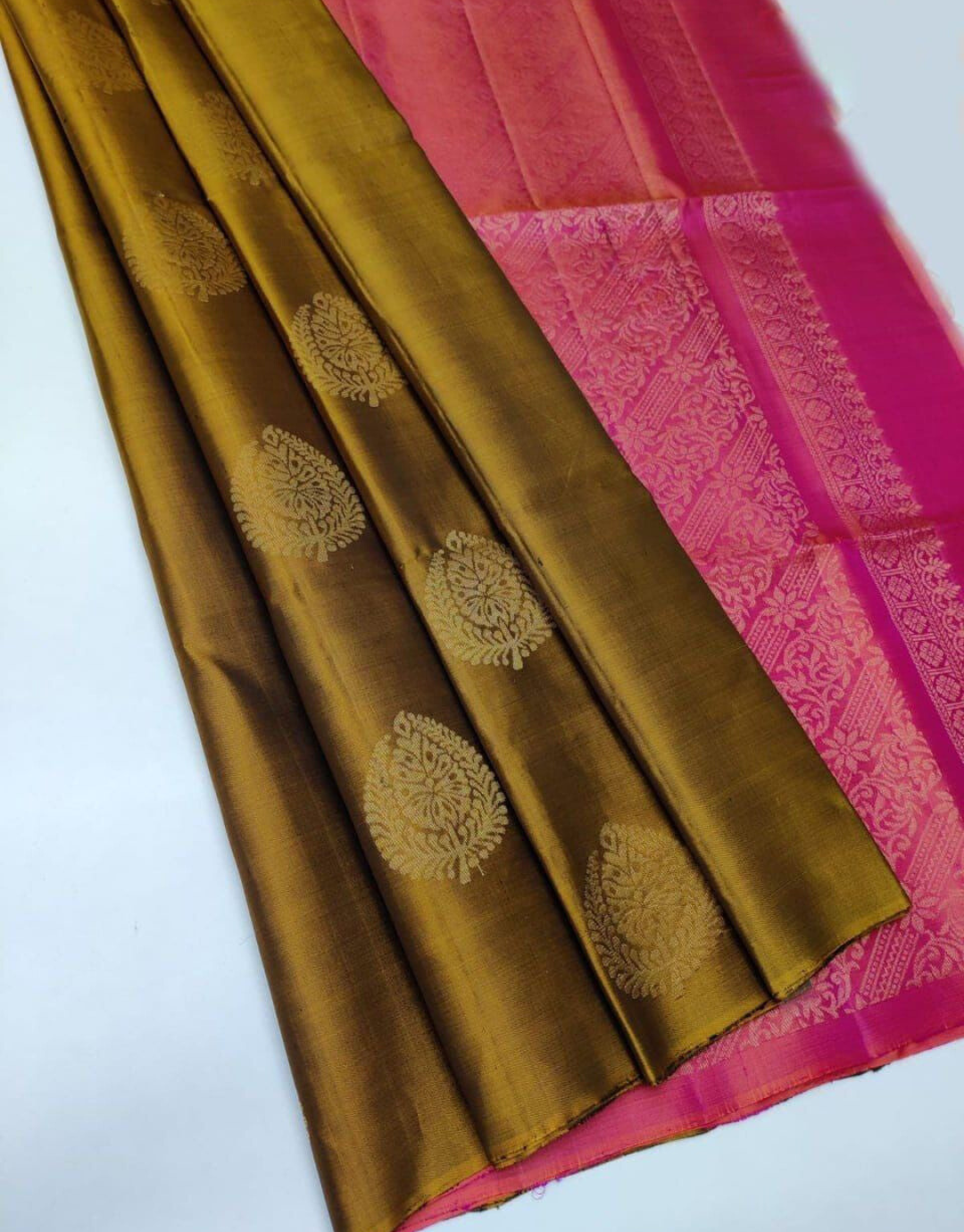 Meera Mustard Soft Silk Saree