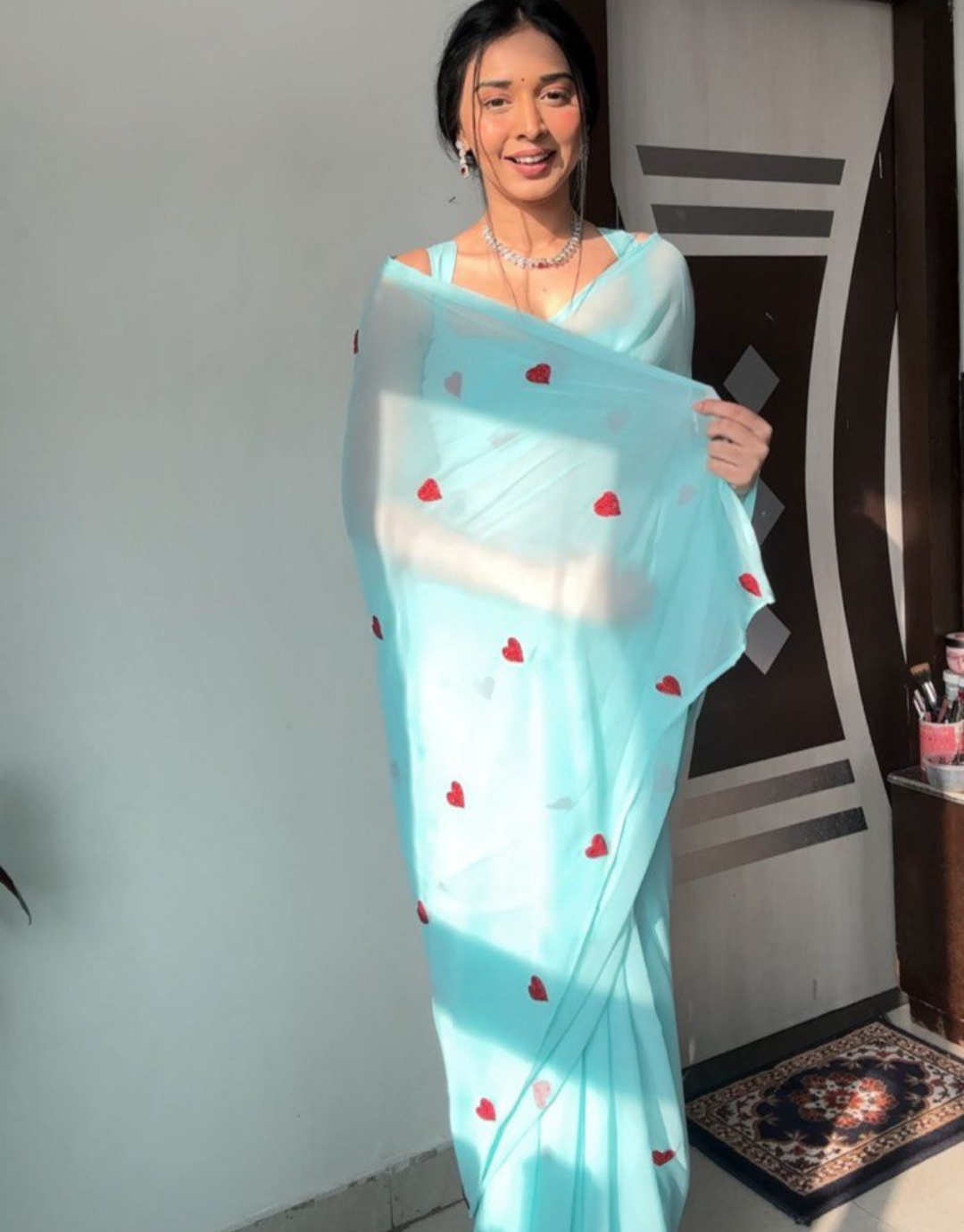 Hiya Sky Ready To Wear Saree