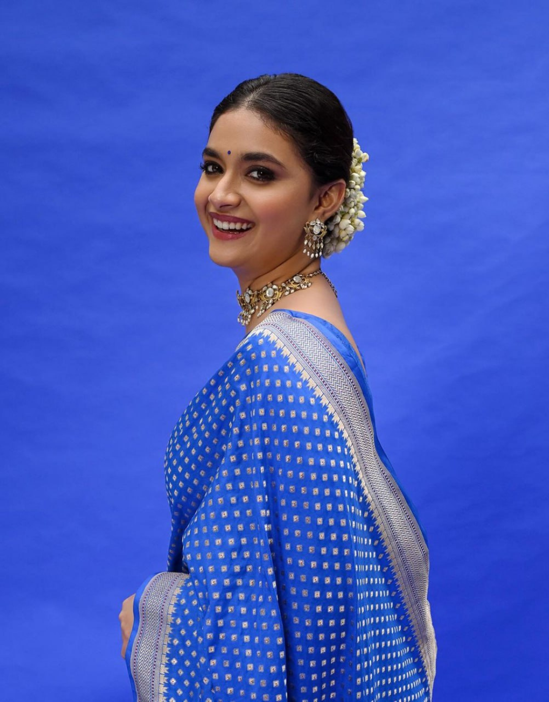 Radha RoyalBlue Soft Silk Saree