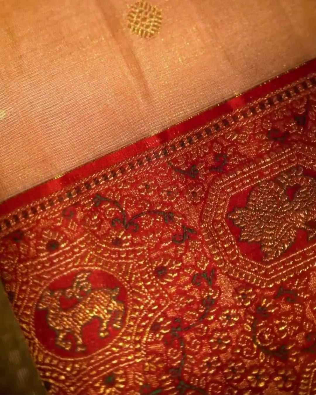 Mariya - Premium Gold Heritage Banarasi Silk Saree
