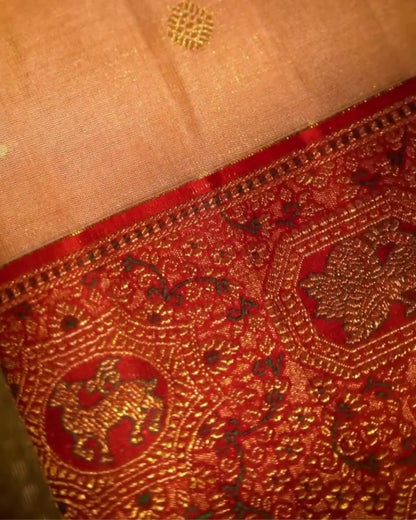 Mariya - Premium Gold Heritage Banarasi Silk Saree