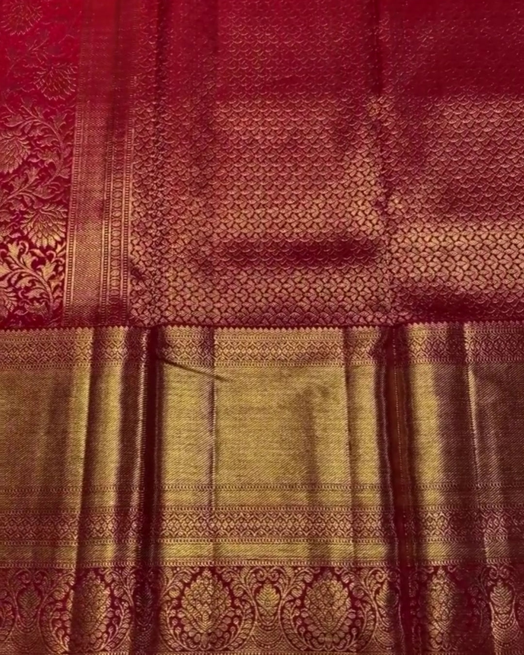 Avany - Royal Magenta Peacock Woven Silk Saree