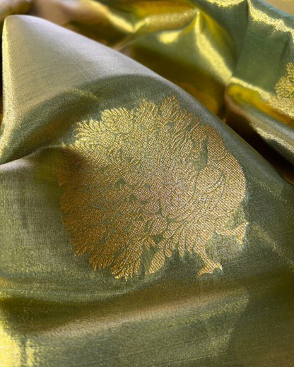 Opulent Bloom - Zariknyaa Banarasi Silk Saree