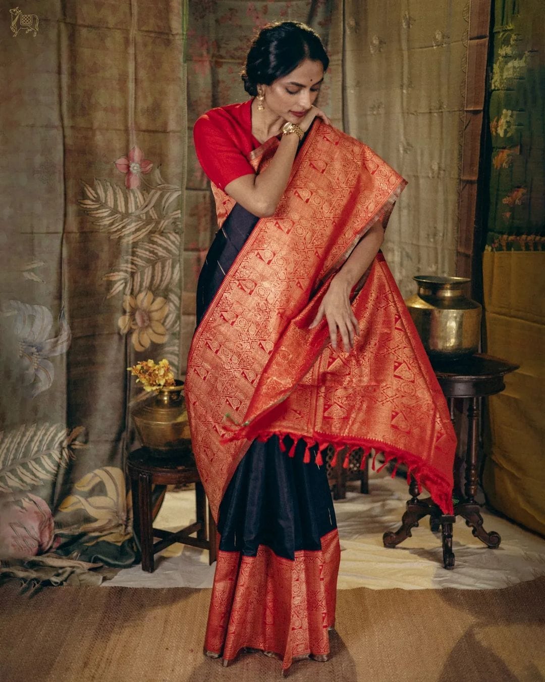 Pari Black Banarasi Silk Saree