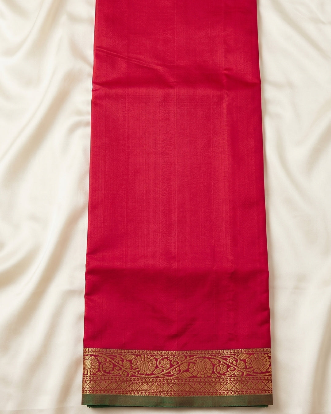 Chitra - Traditional Temple Border Silk Elegance