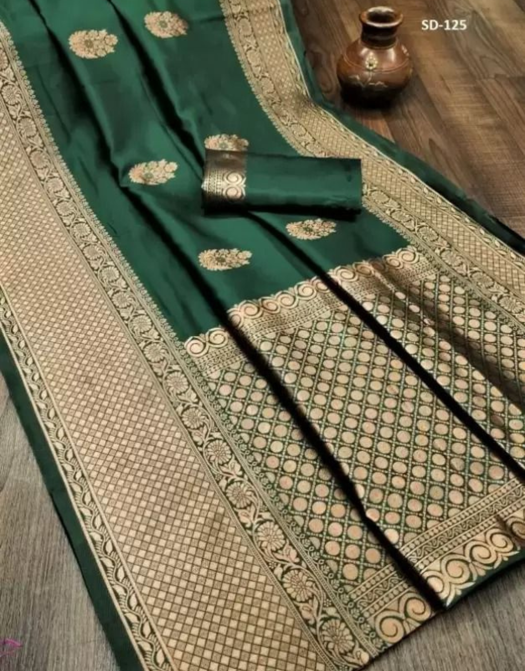 Ankita Green Soft Silk Saree