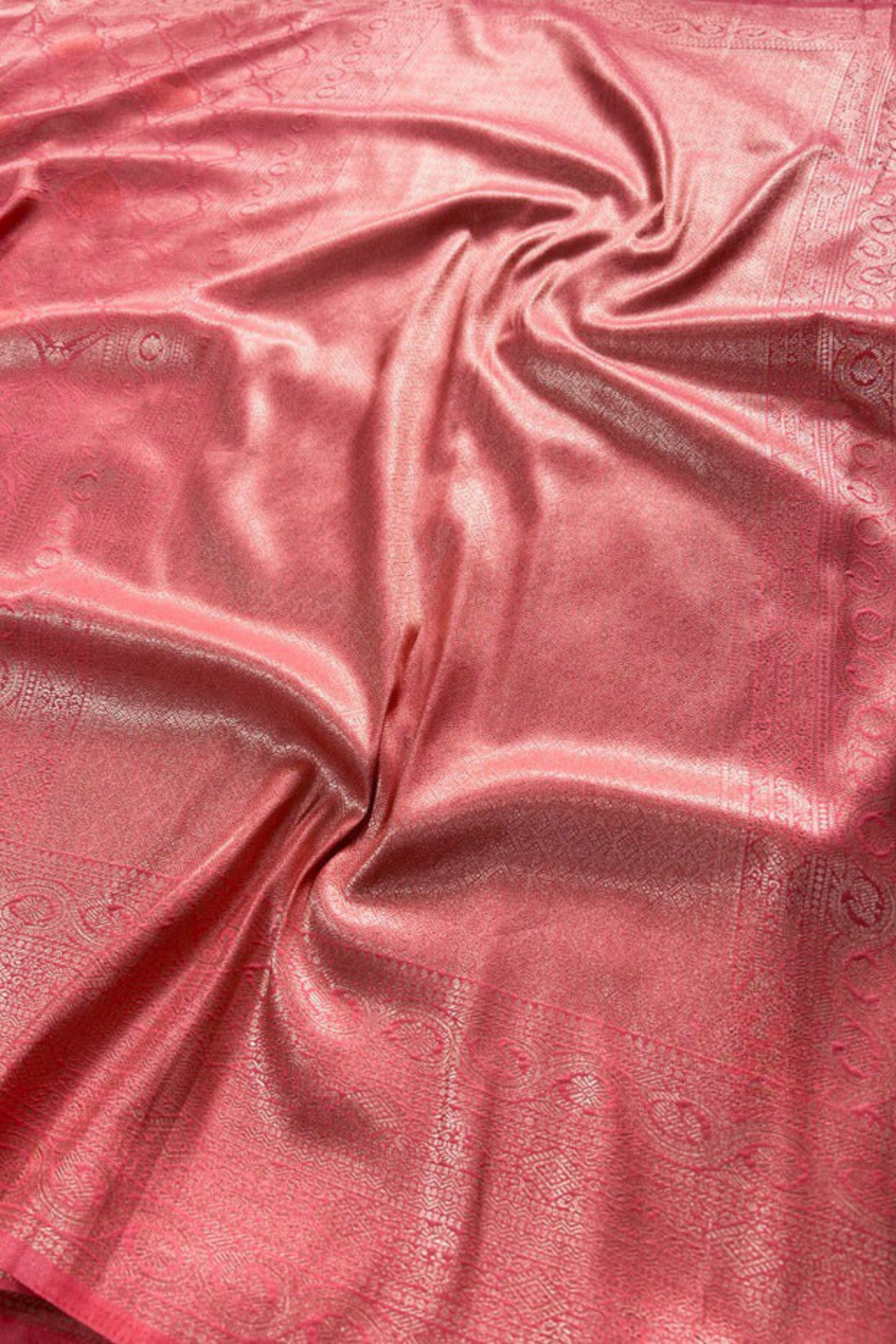 Blush Gleam - Banarasi Silk Saree