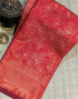 Alka Red Banarasi Soft Silk Saree