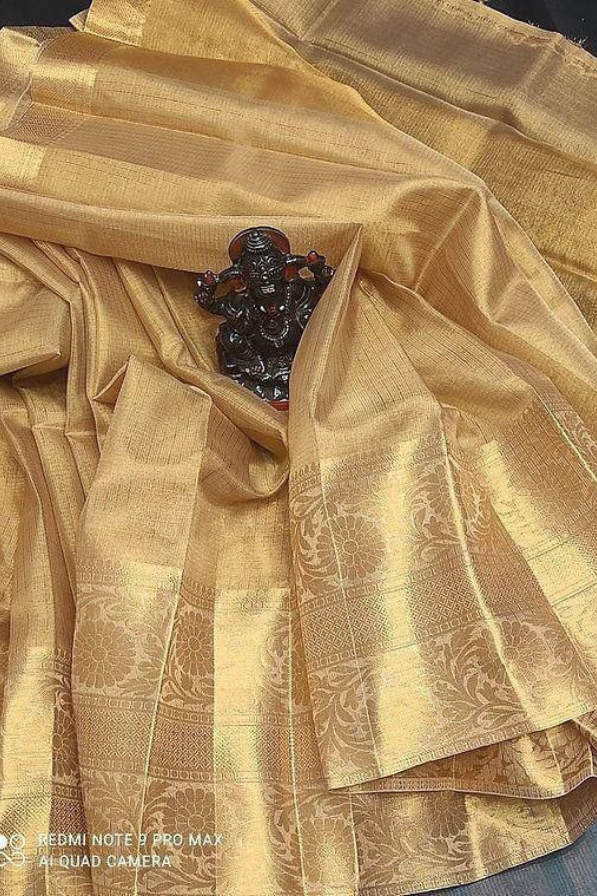 Champagne Dream - Tissue Sof Silk Saree