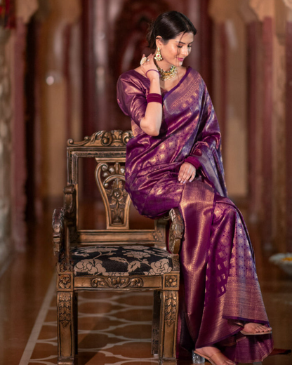 Regal Lustre - Banarasi Silk Saree