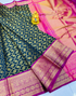 Sanjana Astronaut Blue Banarasi Silk Saree