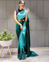 Riya Ramagreen 1-Minute Ready To Wear Soft Silk Saree