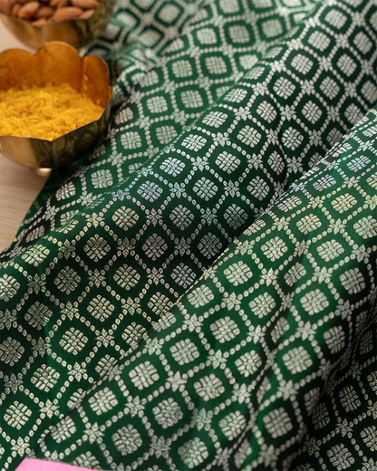 Vyomkesh Green Kanchipuram Saree