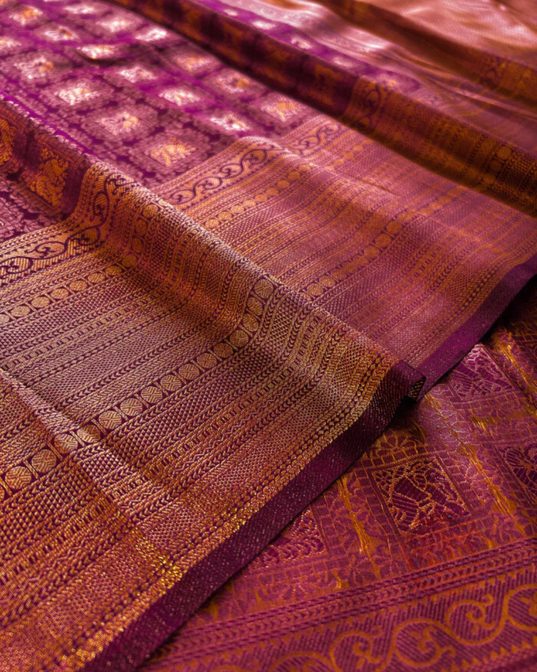 Royal Maroon - Banarasi Silk Saree