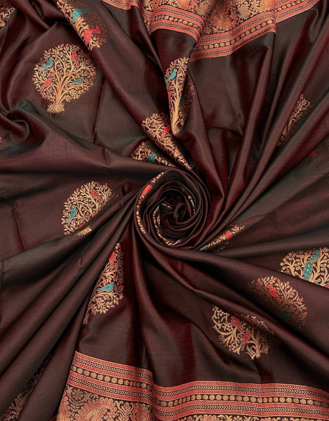 Shakti Red Banarasi Silk Saree