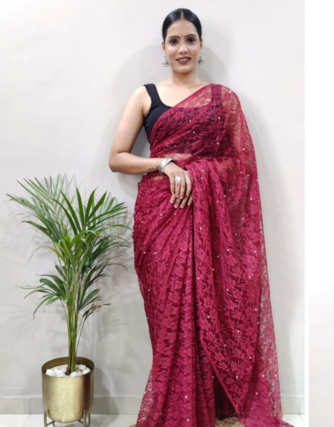 Rohini Designer Brasso Saree