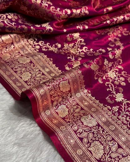 Varnika - Premium Magenta Wedding Saree