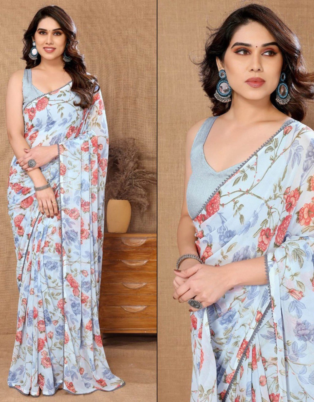 Lizzy Sky Ready To Wear Saree