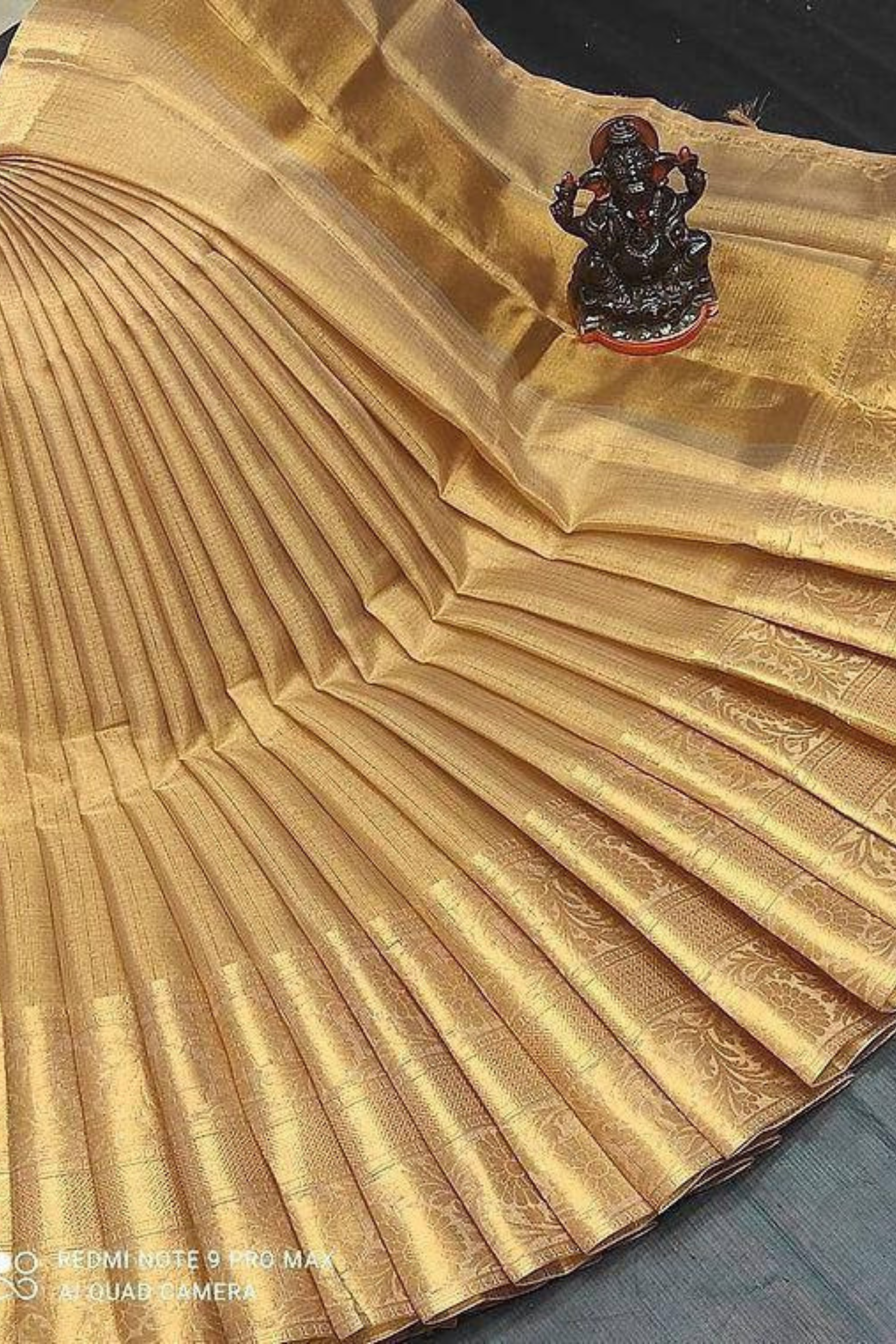 Champagne Dream - Tissue Sof Silk Saree