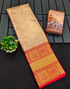 Tanya Red Kanchipuram Silk Saree