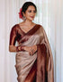 Anika Light Pink Traditional Soft Silk Saree