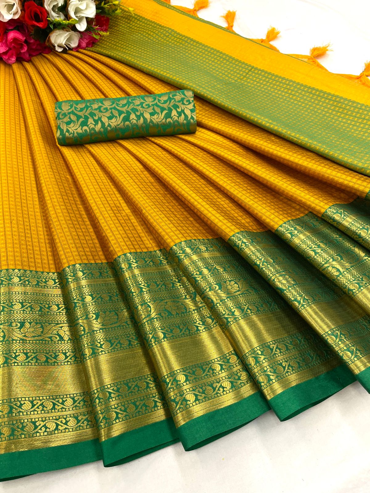 Sana Yellow Soft Silk Saree