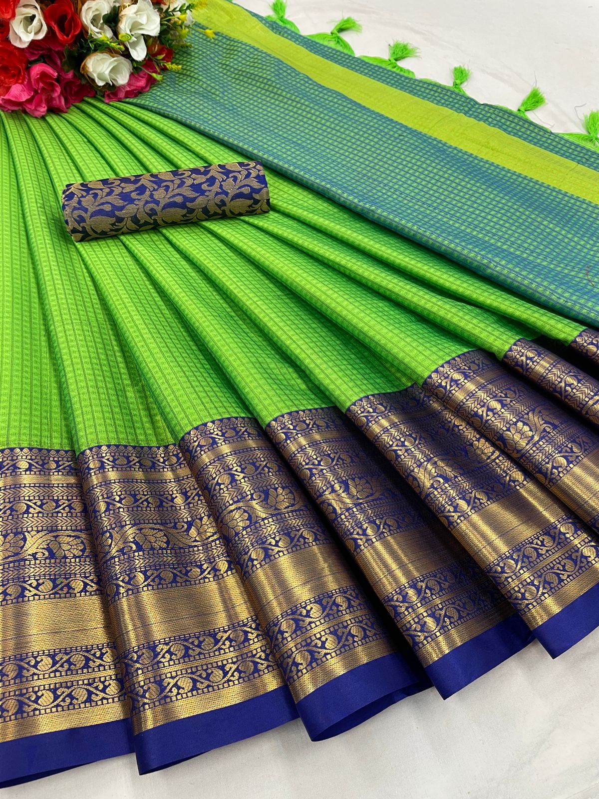 Sana Parrot Soft Silk Saree