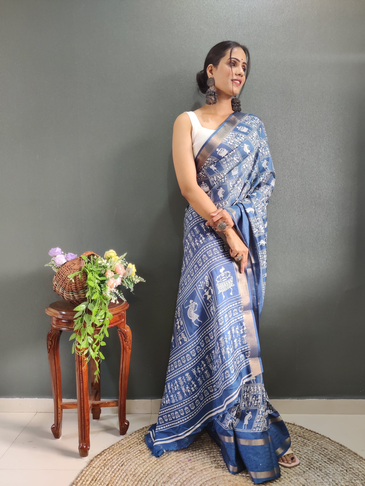 1-Min Ready To Wear Latest Shriivanta Design Saree – Firoji