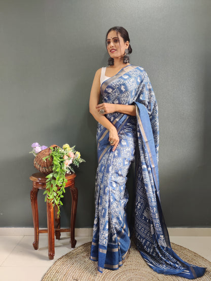 1-Min Ready To Wear Latest Shriivanta Design Saree – Firoji