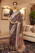 Black Mahi Pashmina Silk Saree