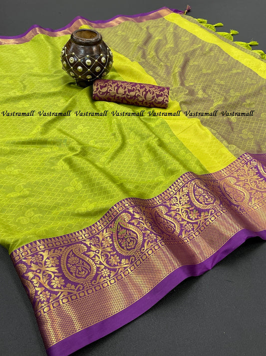 Rahi Mehendi Wine Cotton Silk Sarees